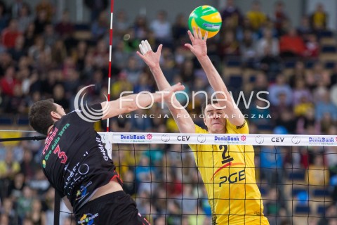  19.02.2015 LODZ POLAND<br />
SIATKOWKA LIGA MISTRZOW MEN CEV VOLLEYBALL CHAMPIONS LEAGUE 2014/2015<br />
MATCH PGE SKRA BELCHATOW - CUCINE LUBE TREIA<br />
N/Z MARIUSZ WLAZLY<br />
 