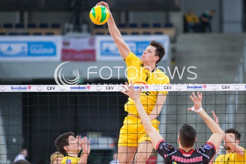  19.02.2015 LODZ POLAND<br />
SIATKOWKA LIGA MISTRZOW MEN CEV VOLLEYBALL CHAMPIONS LEAGUE 2014/2015<br />
MATCH PGE SKRA BELCHATOW - CUCINE LUBE TREIA<br />
N/Z SRECKO LISINAC<br />
 