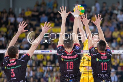  19.02.2015 LODZ POLAND<br />
SIATKOWKA LIGA MISTRZOW MEN CEV VOLLEYBALL CHAMPIONS LEAGUE 2014/2015<br />
MATCH PGE SKRA BELCHATOW - CUCINE LUBE TREIA<br />
N/Z MARIUSZ WLAZLY<br />
 