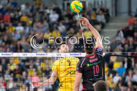  19.02.2015 LODZ POLAND<br />
SIATKOWKA LIGA MISTRZOW MEN CEV VOLLEYBALL CHAMPIONS LEAGUE 2014/2015<br />
MATCH PGE SKRA BELCHATOW - CUCINE LUBE TREIA<br />
N/Z FACUNDO CONTE<br />
 