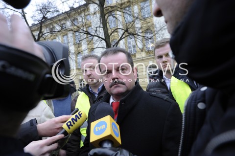  19.02.2015 WARSZAWA <br />PROTEST ROLNIKOW<br />N/Z SLAWOMIR IZDEBSKI<br /> 