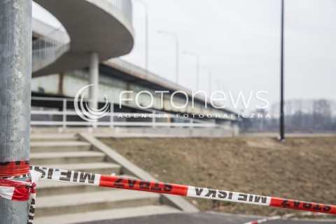  21.02.2015 WARSZAWA ZDJECIE ILUSTRACYJNE<br />N/Z ZAMKNIETY MOST LAZIENKOWSKI PO POZARZE<br /> 