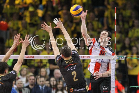  21.02.2015 RZESZOW<br />SIATKOWKA PLUSLIGA 2014/2015 MEN VOLLEYBALL POLAND POLISH PLUS LIGA LEAGUE SEASON 2014/2015<br />MECZ ASSECO RESOVIA - PGE SKRA BELCHATOW<br />N/Z MARKO IVOVIC <br /> 