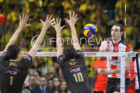  21.02.2015 RZESZOW<br />SIATKOWKA PLUSLIGA 2014/2015 MEN VOLLEYBALL POLAND POLISH PLUS LIGA LEAGUE SEASON 2014/2015<br />MECZ ASSECO RESOVIA - PGE SKRA BELCHATOW<br />N/Z MARKO IVOVIC <br /> 