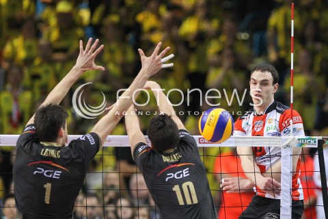  21.02.2015 RZESZOW<br />SIATKOWKA PLUSLIGA 2014/2015 MEN VOLLEYBALL POLAND POLISH PLUS LIGA LEAGUE SEASON 2014/2015<br />MECZ ASSECO RESOVIA - PGE SKRA BELCHATOW<br />N/Z MARKO IVOVIC <br /> 