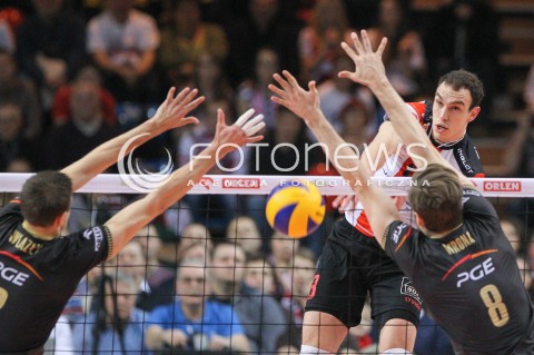  21.02.2015 RZESZOW<br />SIATKOWKA PLUSLIGA 2014/2015 MEN VOLLEYBALL POLAND POLISH PLUS LIGA LEAGUE SEASON 2014/2015<br />MECZ ASSECO RESOVIA - PGE SKRA BELCHATOW<br />N/Z MARKO IVOVIC <br /> 