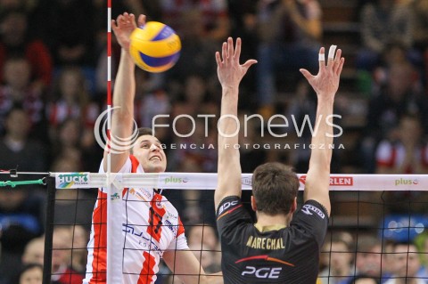  21.02.2015 RZESZOW<br />SIATKOWKA PLUSLIGA 2014/2015 MEN VOLLEYBALL POLAND POLISH PLUS LIGA LEAGUE SEASON 2014/2015<br />MECZ ASSECO RESOVIA - PGE SKRA BELCHATOW<br />N/Z NIKOLAY PENCZEV ( PENCHEV ) <br /> 