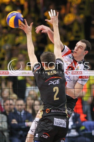  21.02.2015 RZESZOW<br />SIATKOWKA PLUSLIGA 2014/2015 MEN VOLLEYBALL POLAND POLISH PLUS LIGA LEAGUE SEASON 2014/2015<br />MECZ ASSECO RESOVIA - PGE SKRA BELCHATOW<br />N/Z MARKO IVOVIC <br /> 