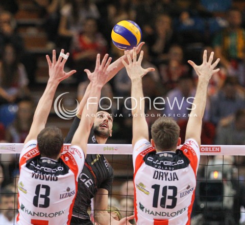  21.02.2015 RZESZOW<br />SIATKOWKA PLUSLIGA 2014/2015 MEN VOLLEYBALL POLAND POLISH PLUS LIGA LEAGUE SEASON 2014/2015<br />MECZ ASSECO RESOVIA - PGE SKRA BELCHATOW<br />N/Z FACUNDO CONTE <br /> 