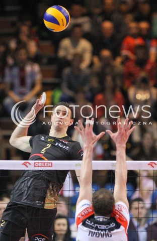  21.02.2015 RZESZOW<br />SIATKOWKA PLUSLIGA 2014/2015 MEN VOLLEYBALL POLAND POLISH PLUS LIGA LEAGUE SEASON 2014/2015<br />MECZ ASSECO RESOVIA - PGE SKRA BELCHATOW<br />N/Z MARIUSZ WLAZLY <br /> 