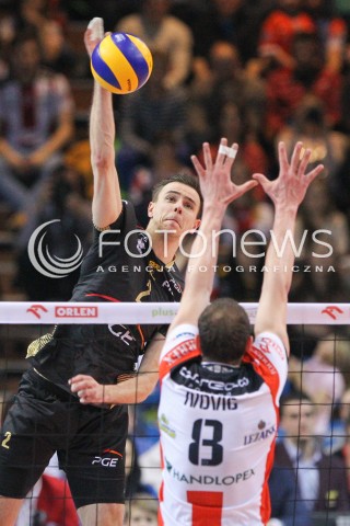  21.02.2015 RZESZOW<br />SIATKOWKA PLUSLIGA 2014/2015 MEN VOLLEYBALL POLAND POLISH PLUS LIGA LEAGUE SEASON 2014/2015<br />MECZ ASSECO RESOVIA - PGE SKRA BELCHATOW<br />N/Z MARIUSZ WLAZLY <br /> 