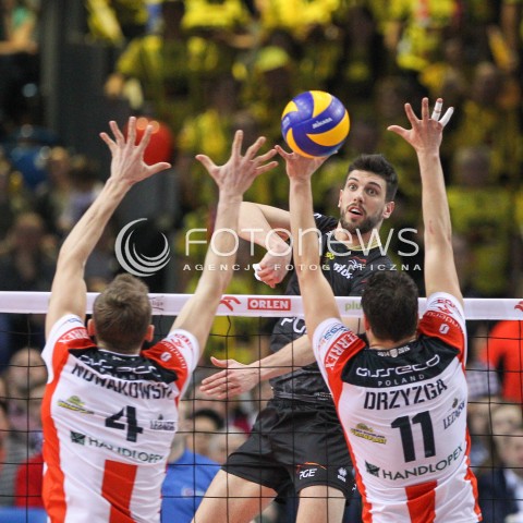  21.02.2015 RZESZOW<br />SIATKOWKA PLUSLIGA 2014/2015 MEN VOLLEYBALL POLAND POLISH PLUS LIGA LEAGUE SEASON 2014/2015<br />MECZ ASSECO RESOVIA - PGE SKRA BELCHATOW<br />N/Z FACUNDO CONTE <br /> 