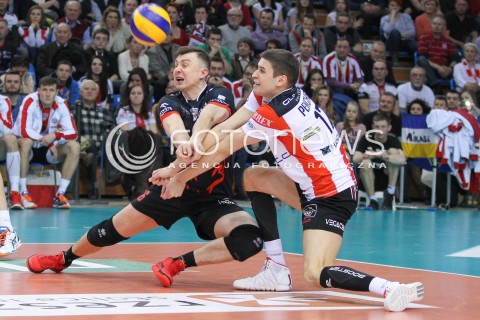  21.02.2015 RZESZOW<br />SIATKOWKA PLUSLIGA 2014/2015 MEN VOLLEYBALL POLAND POLISH PLUS LIGA LEAGUE SEASON 2014/2015<br />MECZ ASSECO RESOVIA - PGE SKRA BELCHATOW<br />N/Z KRZYSZTOF IGNACZAK NIKOLAY PENCZEV ( PENCHEV ) <br /> 