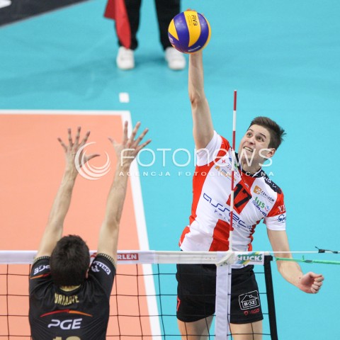  21.02.2015 RZESZOW<br />SIATKOWKA PLUSLIGA 2014/2015 MEN VOLLEYBALL POLAND POLISH PLUS LIGA LEAGUE SEASON 2014/2015<br />MECZ ASSECO RESOVIA - PGE SKRA BELCHATOW<br />N/Z NIKOLAY PENCZEV ( PENCHEV ) <br /> 
