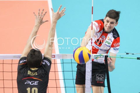 21.02.2015 RZESZOW<br />SIATKOWKA PLUSLIGA 2014/2015 MEN VOLLEYBALL POLAND POLISH PLUS LIGA LEAGUE SEASON 2014/2015<br />MECZ ASSECO RESOVIA - PGE SKRA BELCHATOW<br />N/Z NIKOLAY PENCZEV ( PENCHEV ) <br /> 