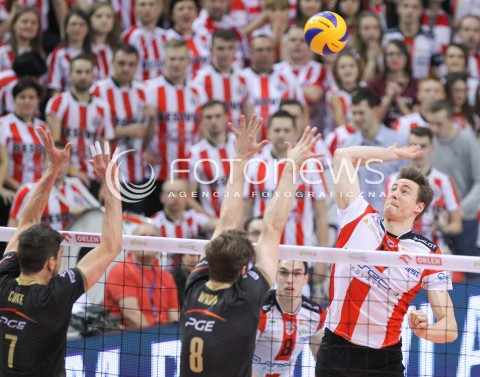  21.02.2015 RZESZOW<br />SIATKOWKA PLUSLIGA 2014/2015 MEN VOLLEYBALL POLAND POLISH PLUS LIGA LEAGUE SEASON 2014/2015<br />MECZ ASSECO RESOVIA - PGE SKRA BELCHATOW<br />N/Z JOCHEN SCHOPS <br /> 