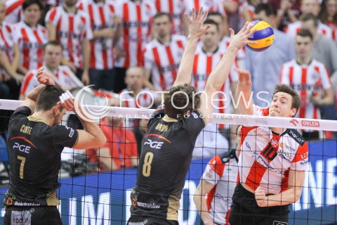  21.02.2015 RZESZOW<br />SIATKOWKA PLUSLIGA 2014/2015 MEN VOLLEYBALL POLAND POLISH PLUS LIGA LEAGUE SEASON 2014/2015<br />MECZ ASSECO RESOVIA - PGE SKRA BELCHATOW<br />N/Z JOCHEN SCHOPS <br /> 