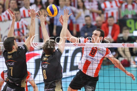  21.02.2015 RZESZOW<br />SIATKOWKA PLUSLIGA 2014/2015 MEN VOLLEYBALL POLAND POLISH PLUS LIGA LEAGUE SEASON 2014/2015<br />MECZ ASSECO RESOVIA - PGE SKRA BELCHATOW<br />N/Z MARKO IVOVIC <br /> 