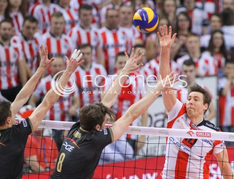  21.02.2015 RZESZOW<br />SIATKOWKA PLUSLIGA 2014/2015 MEN VOLLEYBALL POLAND POLISH PLUS LIGA LEAGUE SEASON 2014/2015<br />MECZ ASSECO RESOVIA - PGE SKRA BELCHATOW<br />N/Z JOCHEN SCHOPS <br /> 