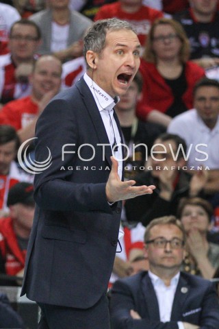  21.02.2015 RZESZOW<br />SIATKOWKA PLUSLIGA 2014/2015 MEN VOLLEYBALL POLAND POLISH PLUS LIGA LEAGUE SEASON 2014/2015<br />MECZ ASSECO RESOVIA - PGE SKRA BELCHATOW<br />N/Z ANDRZEJ KOWAL - TRENER ( HEAD COACH ) SYLWETKA <br /> 