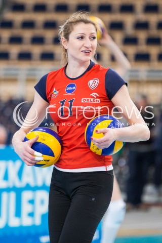  23.02.2015 LODZ <br />
SIATKOWKA ORLEN LIGA SEZON 2014/2015 VOLLEYBALL POLISH SEASON <br />
BEEF MASTER BUDOWLANI LODZ - TAURON BANIMEX MKS DABROWA GORNICZA <br />
N/Z SYLWIA PYCIA SYLWETKA<br />
 