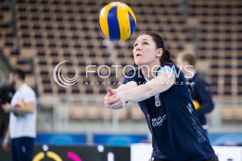  23.02.2015 LODZ <br />
SIATKOWKA ORLEN LIGA SEZON 2014/2015 VOLLEYBALL POLISH SEASON <br />
BEEF MASTER BUDOWLANI LODZ - TAURON BANIMEX MKS DABROWA GORNICZA <br />
N/Z KATSIARYNA ZAKREUSKAYA SYLWETKA<br />
 