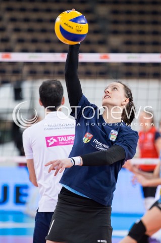  23.02.2015 LODZ <br />
SIATKOWKA ORLEN LIGA SEZON 2014/2015 VOLLEYBALL POLISH SEASON <br />
BEEF MASTER BUDOWLANI LODZ - TAURON BANIMEX MKS DABROWA GORNICZA <br />
N/Z KATARZYNA URBAN SYLWETKA<br />
 