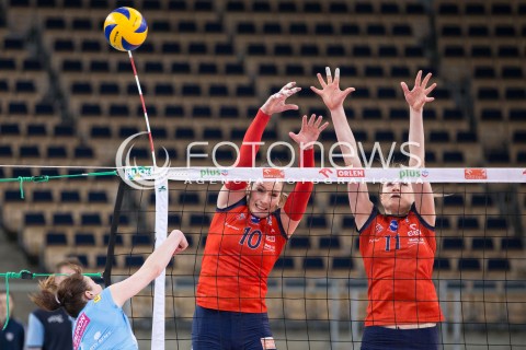  23.02.2015 LODZ <br />
SIATKOWKA ORLEN LIGA SEZON 2014/2015 VOLLEYBALL POLISH SEASON <br />
BEEF MASTER BUDOWLANI LODZ - TAURON BANIMEX MKS DABROWA GORNICZA <br />
N/Z SANYA POPOVIC SYLWIA PYCIA<br />
 