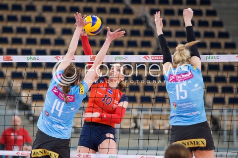  23.02.2015 LODZ <br />
SIATKOWKA ORLEN LIGA SEZON 2014/2015 VOLLEYBALL POLISH SEASON <br />
BEEF MASTER BUDOWLANI LODZ - TAURON BANIMEX MKS DABROWA GORNICZA <br />
N/Z SANYA POPOVIC<br />
 