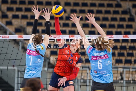  23.02.2015 LODZ <br />
SIATKOWKA ORLEN LIGA SEZON 2014/2015 VOLLEYBALL POLISH SEASON <br />
BEEF MASTER BUDOWLANI LODZ - TAURON BANIMEX MKS DABROWA GORNICZA <br />
N/Z SANYA POPOVIC<br />
 