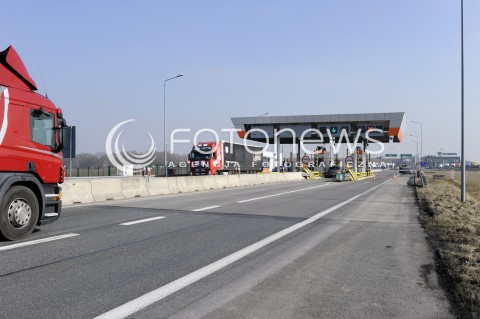  23.02.2015 KATOWICE<br />AUTOSTRADA<br />N/Z BRAMKI NA AUTOSTRADZIE<br /> 