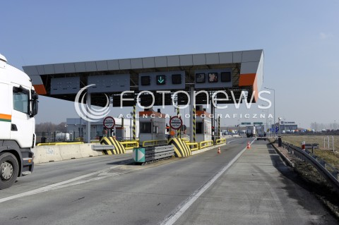  23.02.2015 KATOWICE<br />AUTOSTRADA<br />N/Z BRAMKI NA AUTOSTRADZIE<br /> 