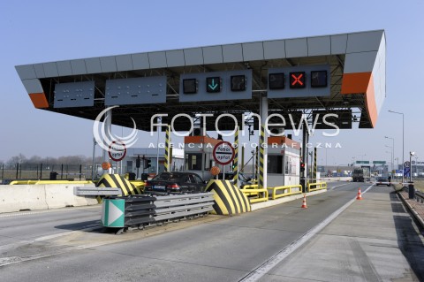  23.02.2015 KATOWICE<br />AUTOSTRADA<br />N/Z BRAMKI NA AUTOSTRADZIE<br /> 