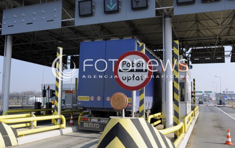  23.02.2015 KATOWICE<br />AUTOSTRADA<br />N/Z BRAMKI NA AUTOSTRADZIE<br /> 