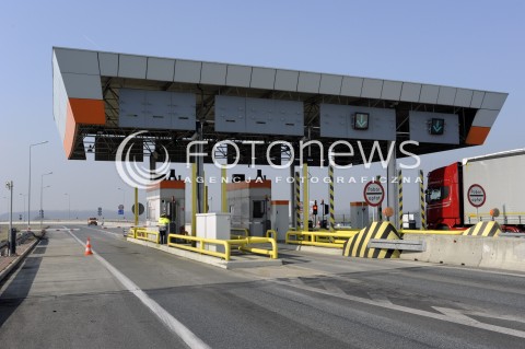  23.02.2015 KATOWICE<br />AUTOSTRADA<br />N/Z BRAMKI NA AUTOSTRADZIE<br /> 