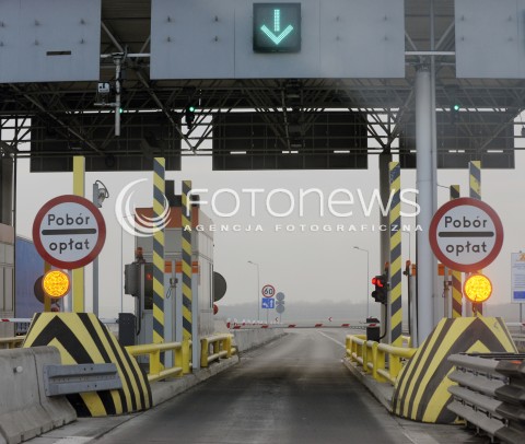  23.02.2015 KATOWICE<br />AUTOSTRADA<br />N/Z BRAMKI NA AUTOSTRADZIE<br /> 