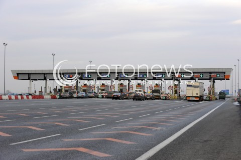  23.02.2015 KATOWICE<br />AUTOSTRADA<br />N/Z BRAMKI NA AUTOSTRADZIE<br /> 