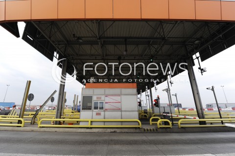  23.02.2015 KATOWICE<br />AUTOSTRADA<br />N/Z BRAMKI NA AUTOSTRADZIE<br /> 