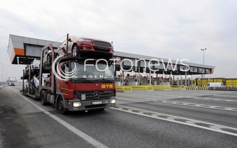  23.02.2015 KATOWICE<br />AUTOSTRADA<br />N/Z BRAMKI NA AUTOSTRADZIE<br /> 