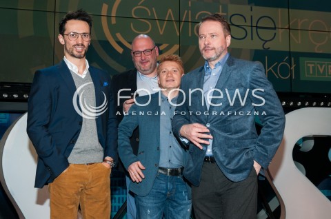  23.02.2015 WARSZAWA TVP<br />
PROGRAM SWIAT SIE KRECI<br />
N/Z MICHAL PIELA RAFAL CIESZYNSKI ARTUR PONTEK ARTUR ZMIJEWSKI<br />
 