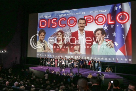 24.02.2015 WARSZAWA<br />
PREMIERA FILMU DISCO POLO MACIEJA BOCHNIAKA W MULTIKINO ZLOTE TARASY<br />
N/Z SALA KINOWA Z UCZESTNIKAMI FILMU DAWID OGRODNIK JOANNA KULIG TOMASZ KOT PIOTR GLOWACKI<br />
 