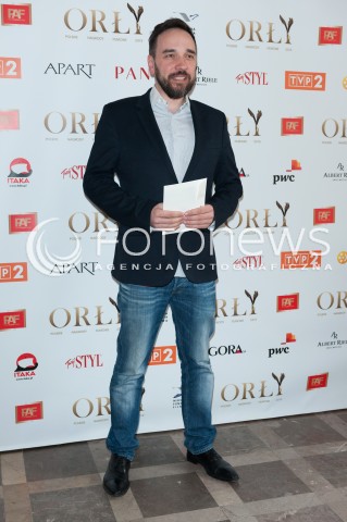  25.02.2015 WARSZAWA<br />SPOTKANIE Z NOMINOWANYMI DO NAGROD FILMOWYCH ORLY 2015<br />N/Z BARTOSZ PUTKIEWICZ<br /> 