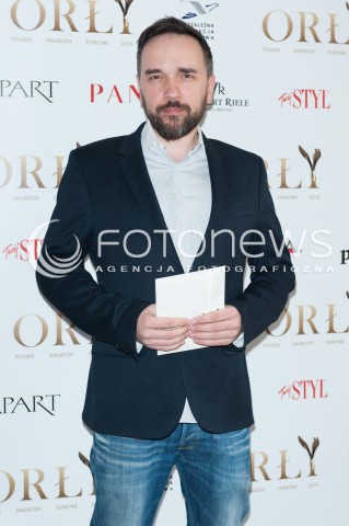  25.02.2015 WARSZAWA<br />SPOTKANIE Z NOMINOWANYMI DO NAGROD FILMOWYCH ORLY 2015<br />N/Z BARTOSZ PUTKIEWICZ<br /> 