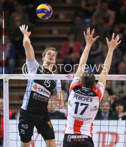  28.02.2015 RZESZOW<br />SIATKOWKA PLUSLIGA 2014/2015 MEN VOLLEYBALL POLAND POLISH PLUS LIGA LEAGUE SEASON 2014/2015<br />MECZ ASSECO RESOVIA - CERRAD CZARNI RADOM<br />N/Z MIKKO OIVANEN <br /> 