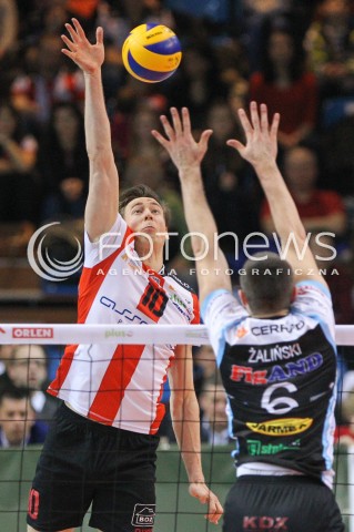  28.02.2015 RZESZOW<br />SIATKOWKA PLUSLIGA 2014/2015 MEN VOLLEYBALL POLAND POLISH PLUS LIGA LEAGUE SEASON 2014/2015<br />MECZ ASSECO RESOVIA - CERRAD CZARNI RADOM<br />N/Z JOCHEN SCHOPS <br /> 