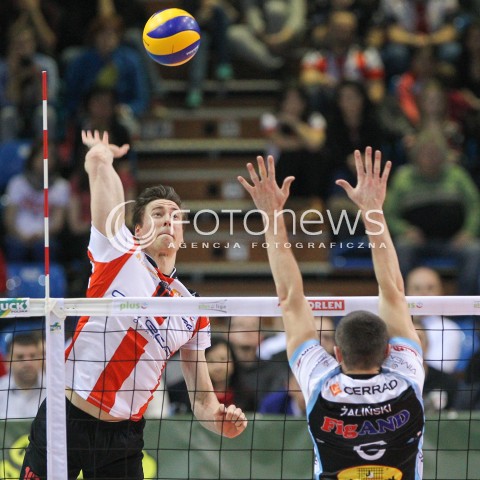  28.02.2015 RZESZOW<br />SIATKOWKA PLUSLIGA 2014/2015 MEN VOLLEYBALL POLAND POLISH PLUS LIGA LEAGUE SEASON 2014/2015<br />MECZ ASSECO RESOVIA - CERRAD CZARNI RADOM<br />N/Z JOCHEN SCHOPS <br /> 