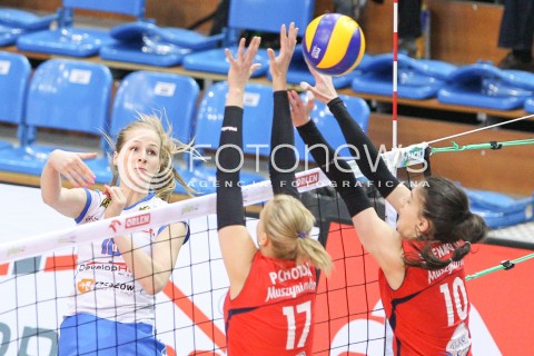  02.03.2015 RZESZOW<br />SIATKOWKA ORLEN LIGA 2014/2015 WOMEN VOLLEYBALL POLAND POLISH ORLENLIGA LEAGUE SEASON 2014/2015<br />MECZ DEVELOPRES SKYRES RZESZOW - POLSKI CUKIER MUSZYNIANKA MKS MUSZYNA<br />N/Z EMILIA MUCHA <br /> 