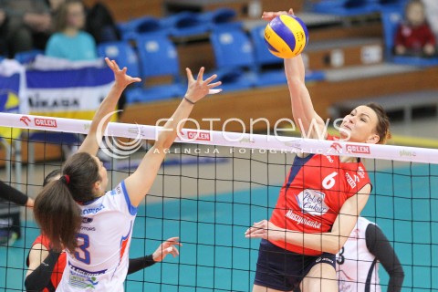  02.03.2015 RZESZOW<br />SIATKOWKA ORLEN LIGA 2014/2015 WOMEN VOLLEYBALL POLAND POLISH ORLENLIGA LEAGUE SEASON 2014/2015<br />MECZ DEVELOPRES SKYRES RZESZOW - POLSKI CUKIER MUSZYNIANKA MKS MUSZYNA<br />N/Z SYLWIA WOJCIESKA <br /> 