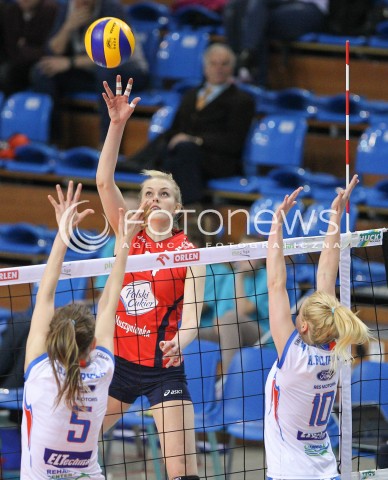  02.03.2015 RZESZOW<br />SIATKOWKA ORLEN LIGA 2014/2015 WOMEN VOLLEYBALL POLAND POLISH ORLENLIGA LEAGUE SEASON 2014/2015<br />MECZ DEVELOPRES SKYRES RZESZOW - POLSKI CUKIER MUSZYNIANKA MKS MUSZYNA<br />N/Z NATALIA KURNIKOWSKA <br /> 