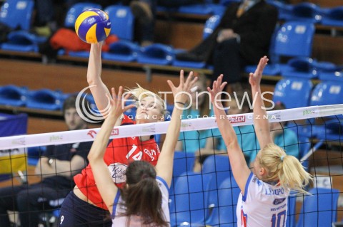  02.03.2015 RZESZOW<br />SIATKOWKA ORLEN LIGA 2014/2015 WOMEN VOLLEYBALL POLAND POLISH ORLENLIGA LEAGUE SEASON 2014/2015<br />MECZ DEVELOPRES SKYRES RZESZOW - POLSKI CUKIER MUSZYNIANKA MKS MUSZYNA<br />N/Z NATALIA KURNIKOWSKA <br /> 